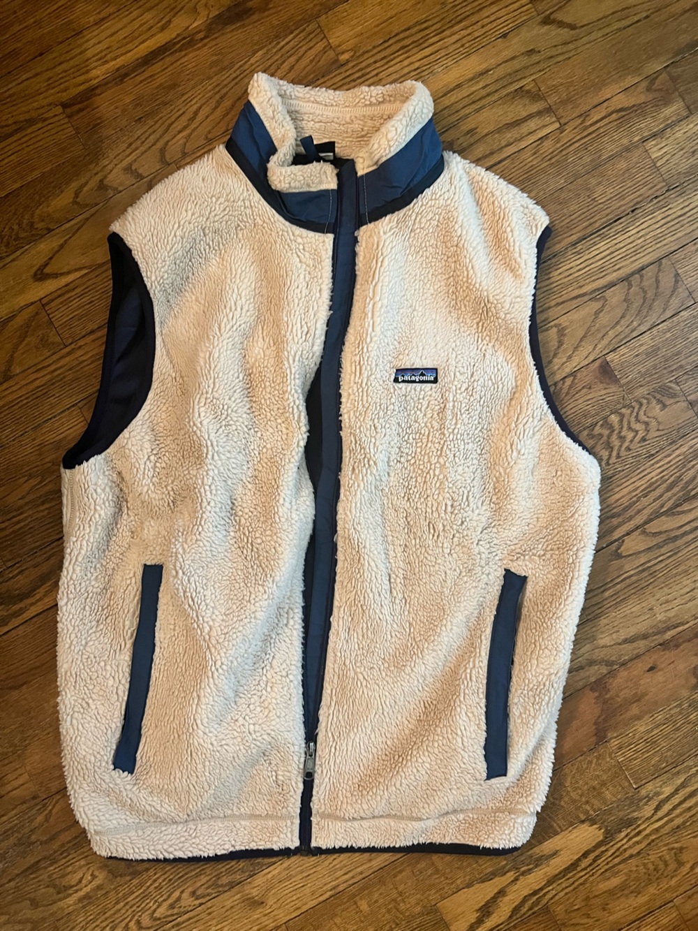 Vintage Patagonia Retro X Vest Jacket Deep Pile Fleece PEF Oatmeal Mens size XXL